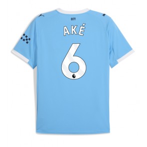 Manchester City Nathan Ake #6 Hjemmebanetrøje 2025-26 Kortærmet